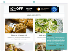 Tablet Screenshot of gourmandiseries.fr